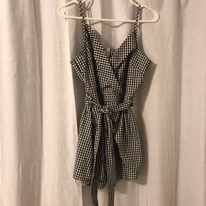 Black and White Romper